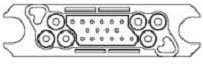 1648111-1, Heavy Duty Power Connectors PIN HOUSING CONN SIZE 16 20