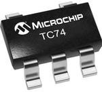TC74A4-3.3VCTTR, Temp Sensor Digital Serial (2-Wire, I2C, SMBus) 5-Pin SOT-23 T/R