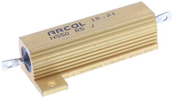 HS50 R5 J, 500m 50W Wire Wound Chassis Mount Resistor HS50 R5 J ±5%