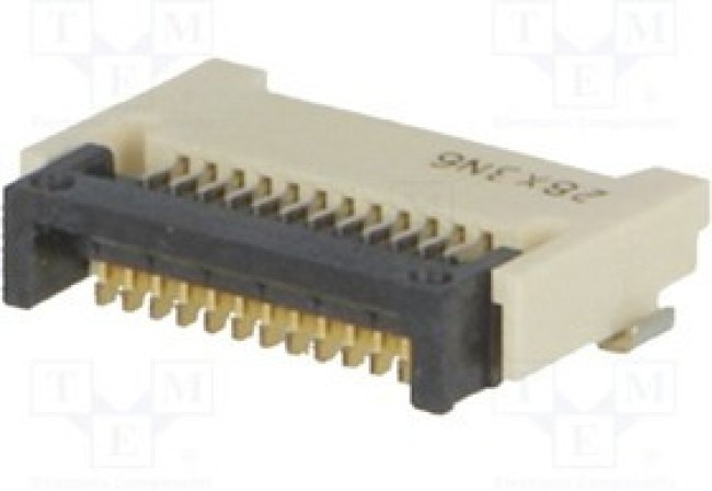 XF3M12151BR100, Разъем: FFC (FPC), горизонтальный, PIN: 12, SMT, 0,5мм