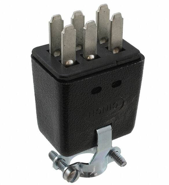 P-306H-CCT, Jones Plugs &amp; Sockets 6C CBL MNT PLUG