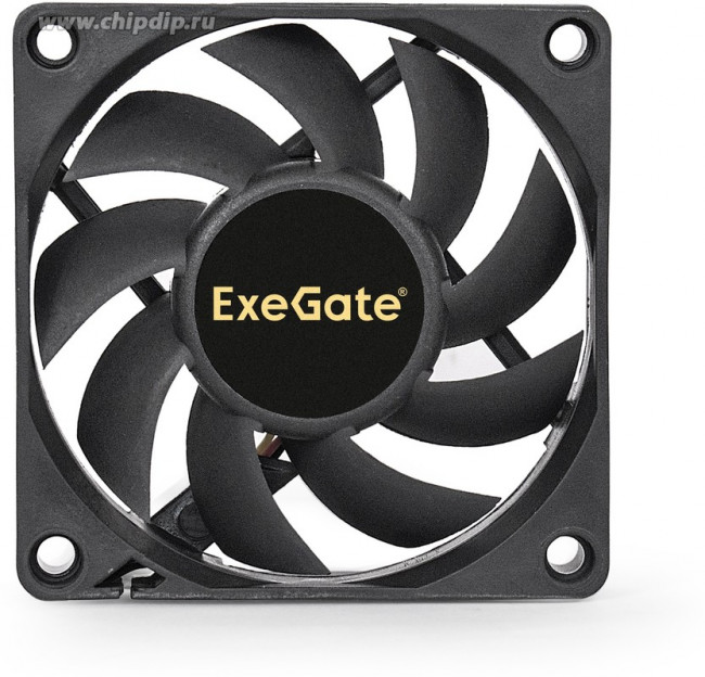 EX283372RUS, Вентилятор 12В DC ExeGate EX07015H3PM (70x70x15 мм, Hydraulic bearing (гидродинамический), 3pin+Molex, 3000RPM, 26dBA) EX283372RUS, Вентилятор 12В DC ExeGate EX07015H3PM (70x70x15 мм, Hydraulic bearing (гидродинамический), 3pin+Molex, 3000RPM, 26dBA)