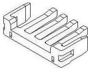 500817-0605, Headers &amp; Wire Housings CP-2.5 TPA 2.5mm RETAINER 6CKT