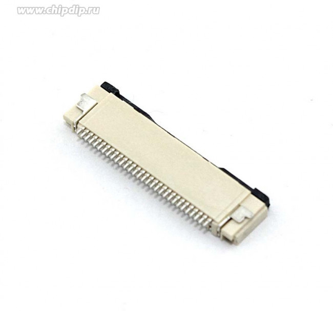 Разъем FPC Flip-Lock 0510-30RLGF 30 pin высота 1мм шаг 0,5мм