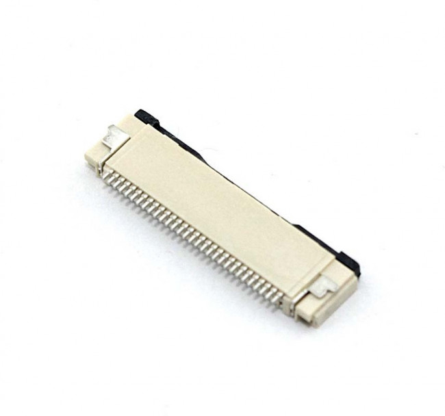 Разъем FPC Flip-Lock 0510-30RLGF 30 pin высота 1мм шаг 0,5мм