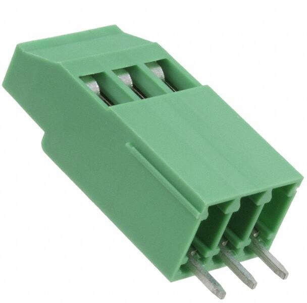 1721346, Conn PC Terminal Block 3 POS 5mm Solder ST Thru-Hole 24A
