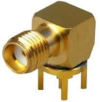 142-9701-301, RF Connectors / Coaxial Connectors SMA PC R/A JCK