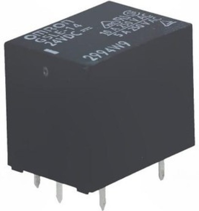 G5LE-14 DC24, Реле электромагнитное, SPDT, Uобмотки 24VDC, 10A/120VAC, 400мВт