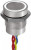 PBAR1AF0000A0W, Illuminated Piezo Switch, Momentary, Pulse, SPST, IP68, Through Hole, 200 mA @ 24 V dc, -40 +75°C