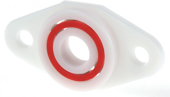 2 Hole Flange Bearing Unit, SFT12M/4N/D, 12mm ID