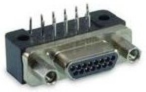 MDM-37SCBRP, Conn Micro-D SKT 37 POS Solder RA Thru-Hole 37 Terminal 1 Port