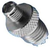 242119, Conn SMA-UHF Adapter 0Hz to 2.5GHz 50Ohm ST RCP/RCP Gold