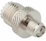 242119, Conn SMA-UHF Adapter 0Hz to 2.5GHz 50Ohm ST RCP/RCP Gold