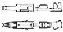 962876-2 (Cut Strip), Automotive Connectors SKT 20-17 CUFE/SN Cut Strip of 100