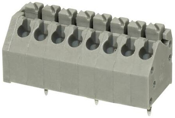 TBL002A-350-08GY-2GY, Fixed Terminal Blocks Terminal block, screwless, 3.50, 45, 8 poles, cool gray TBL002A-350-08GY-2GY, Fixed Terminal Blocks Terminal block, screwless, 3.50, 45, 8 poles, cool gray