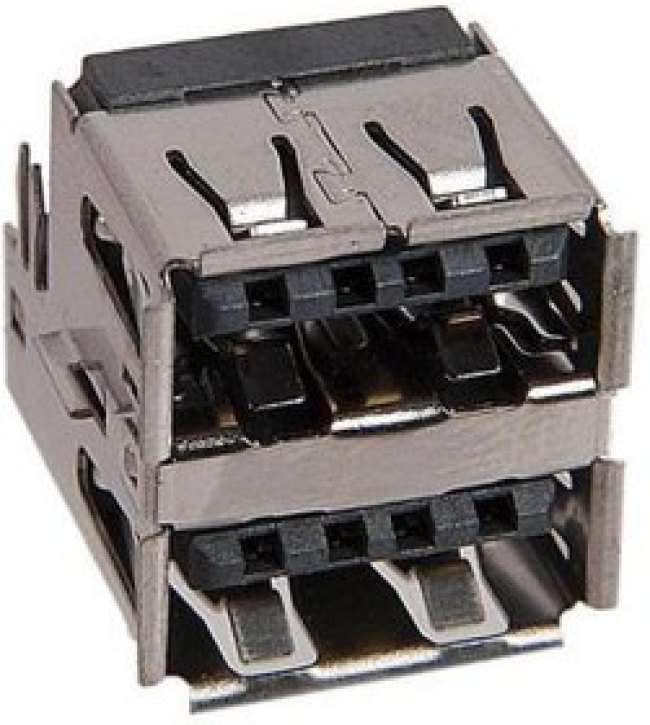 (USB-029) разъем USB на плату