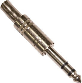 SZC-0055 / 6.3 mm stereo, Разъём аудио -0055/6.3 мм stereo, металлический