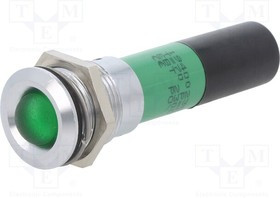 19400235M, Индикат.лампа: LED; зеленый; 230ВAC; O16мм