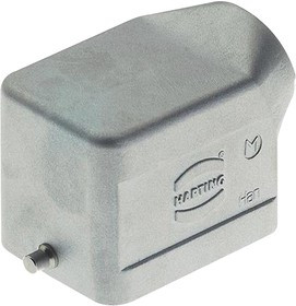 19628061540, Разъем для тяжелых условий, M20, Hood, Side Entry, Корпус из Алюминия, 1 Рычаг, 6B