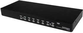 SV831DUSBGB, 8 Port USB VGA KVM Switch, 1920 x 1440 Maximum Resolution