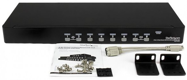 SV831DUSBGB, 8 Port USB VGA KVM Switch, 1920 x 1440 Maximum Resolution SV831DUSBGB, 8 Port USB VGA KVM Switch, 1920 x 1440 Maximum Resolution