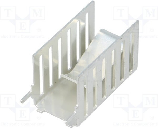 FK264MI220V, (Cu), Радиатор пассивный для корпуса TO-220 вертикальный медный