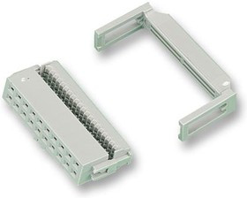 71600-016LF, Conn IDC Connector RCP 16 POS 2.54mm IDT RA Side Entry Cable Mount Tube