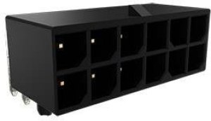 10146997-10100LF, Headers &amp; Wire Housings Minitek Power5.7 DR RATH HDR 10Pos 15Mic Au