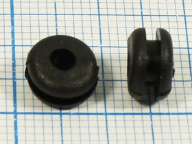 Изоляционная втулка проходная 3x5x1,8x5/8, материал резина, черный, Mi3x5