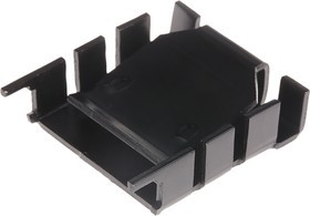 FK 224 SA-220-1, Heat Sink Passive TO-220 Vertical Thru-Hole Aluminum 18K/W Black Anodized FK 224 SA-220-1, Heat Sink Passive TO-220 Vertical Thru-Hole Aluminum 18K/W Black Anodized