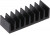 ICK14/16B, Радиатор: штампованный, черный, L: 6,3мм, W: 19мм, H: 4,8мм, 50К/Вт