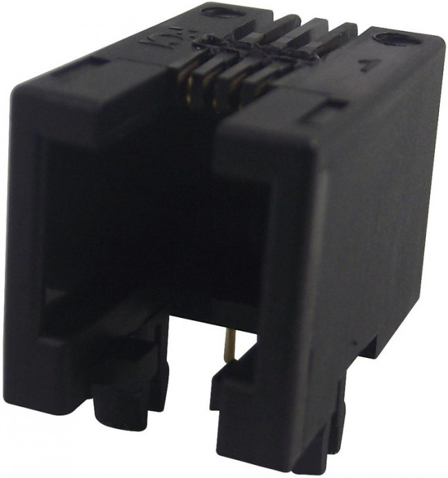 87180-062LF, Modular Connectors / Ethernet Connectors 6-2P HORIZ PCB JCK