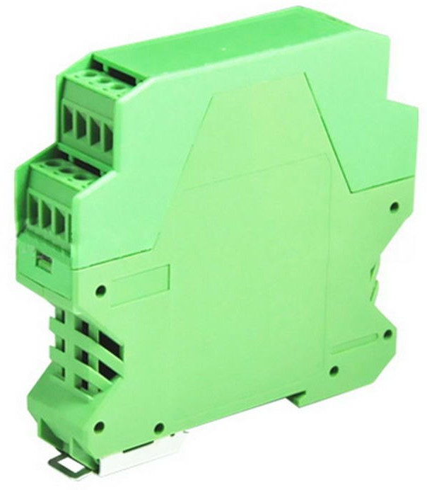 TC-3004, Корпус для РЭА на DIN-рейку ТС-3004, крепление 35 мм, АБС пластик, зеленый