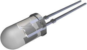 SSL-LX5093XAC, Светодиод, Янтарный, Сквозное Отверстие, T-1 3/4 (5mm), 20 мА, 2 В, 610 нм