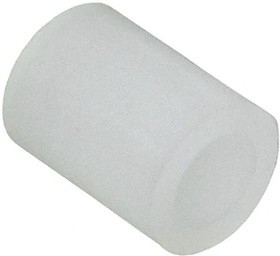 13SP006, Standoffs &amp; Spacers Round Spacer, .115 ID, .188 OD, .250 Length, Natural,Nylon,#4 Screw
