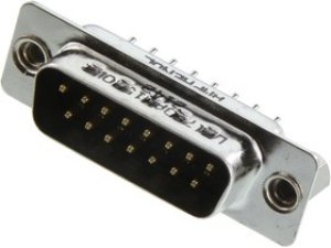 L717SDAH15POL2, D SUB CONN, PLUG, DA, 15POS, SOLDER L717SDAH15POL2, D SUB CONN, PLUG, DA, 15POS, SOLDER