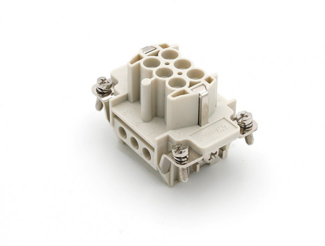 93601-0207, S-E Insert 6 Poles Socket, Screw Terminal