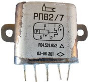 Реле 13В, Бг4.521.015-06, РПА12[РПВ2/7 962], 280Ом