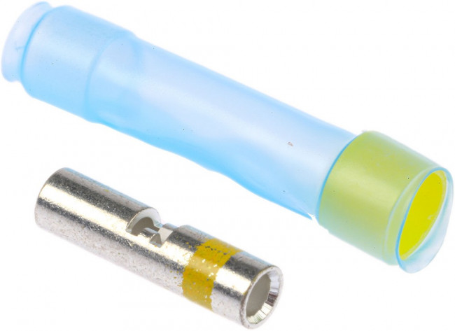 D-436-38, Стыковая клемма, Желтый, Серия Mini Seal, 16 AWG, 12 AWG, 3.37 мм², Поливинилиденфторид