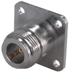 23_N-75-0-1/133_NE, RF Connectors / Coaxial Connectors N straight flange receptacle jack(f)