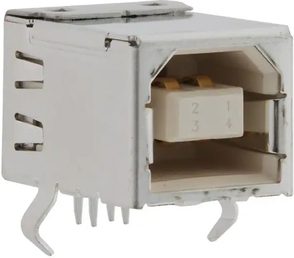 897-43-004-90-000000, USB Connectors TYPE B SINGLE 43 PLATING