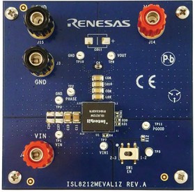 ISL8212MEVAL1Z, 1-Channel, Step Down DC-DC Converter, Adjustable