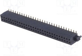 ZL270-60DGP, Гнездо, IDC, "мама", PIN 60, вертикальный, 1,27мм, SMT, 2x30