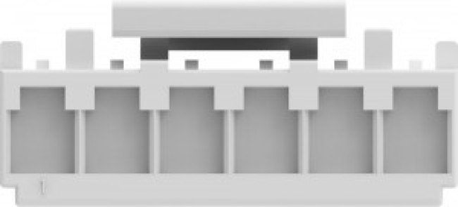 2132781-6, Conn Housing RCP 6 POS 3.96mm Crimp ST Cable Mount Natural Bag 2132781-6, Conn Housing RCP 6 POS 3.96mm Crimp ST Cable Mount Natural Bag