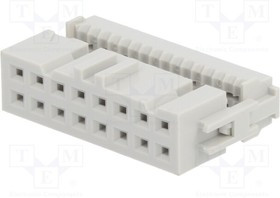 71600-116LF, Вилка; IDC; "мама"; PIN: 16; без зажима шлейфа; IDC; на шлейф 71600-116LF, Вилка; IDC; "мама"; PIN: 16; без зажима шлейфа; IDC; на шлейф