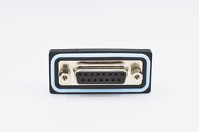 SDF-R15-213L011, SDF 15 Way Right Angle D-sub Connector Socket, 2.74mm Pitch, with 4-40 Screw Locks, Threaded Inserts SDF-R15-213L011, SDF 15 Way Right Angle D-sub Connector Socket, 2.74mm Pitch, with 4-40 Screw Locks, Threaded Inserts