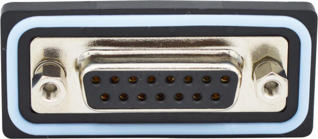 SDF-R15-213L011, SDF 15 Way Right Angle D-sub Connector Socket, 2.74mm Pitch, with 4-40 Screw Locks, Threaded Inserts SDF-R15-213L011, SDF 15 Way Right Angle D-sub Connector Socket, 2.74mm Pitch, with 4-40 Screw Locks, Threaded Inserts