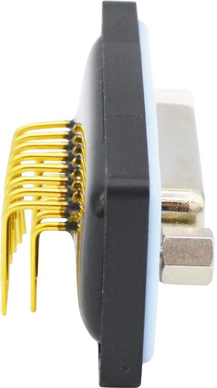 SDF-R15-213L011, SDF 15 Way Right Angle D-sub Connector Socket, 2.74mm Pitch, with 4-40 Screw Locks, Threaded Inserts SDF-R15-213L011, SDF 15 Way Right Angle D-sub Connector Socket, 2.74mm Pitch, with 4-40 Screw Locks, Threaded Inserts