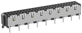 144663-E, Board to Board &amp; Mezzanine Connectors 50P 4MM HS FML VERT SMT/THR B-B MEZ 2ROW