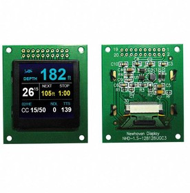 NHD-1.5-128128UGC3, OLED Displays &amp; Accessories Full Color OLED 128x128 pixels